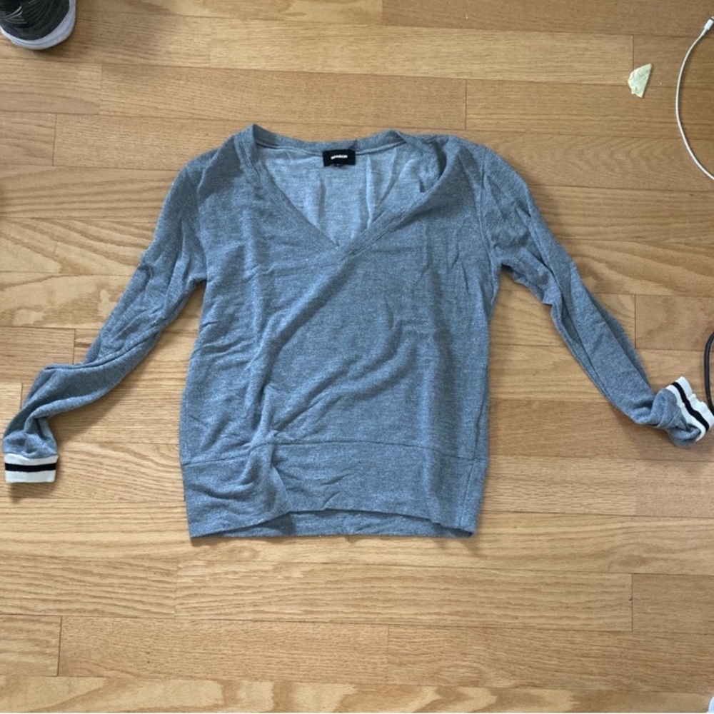 Monrow Soft Luxe Layering Tee | Travel Capsule | Elevated | Retro Stripes | S